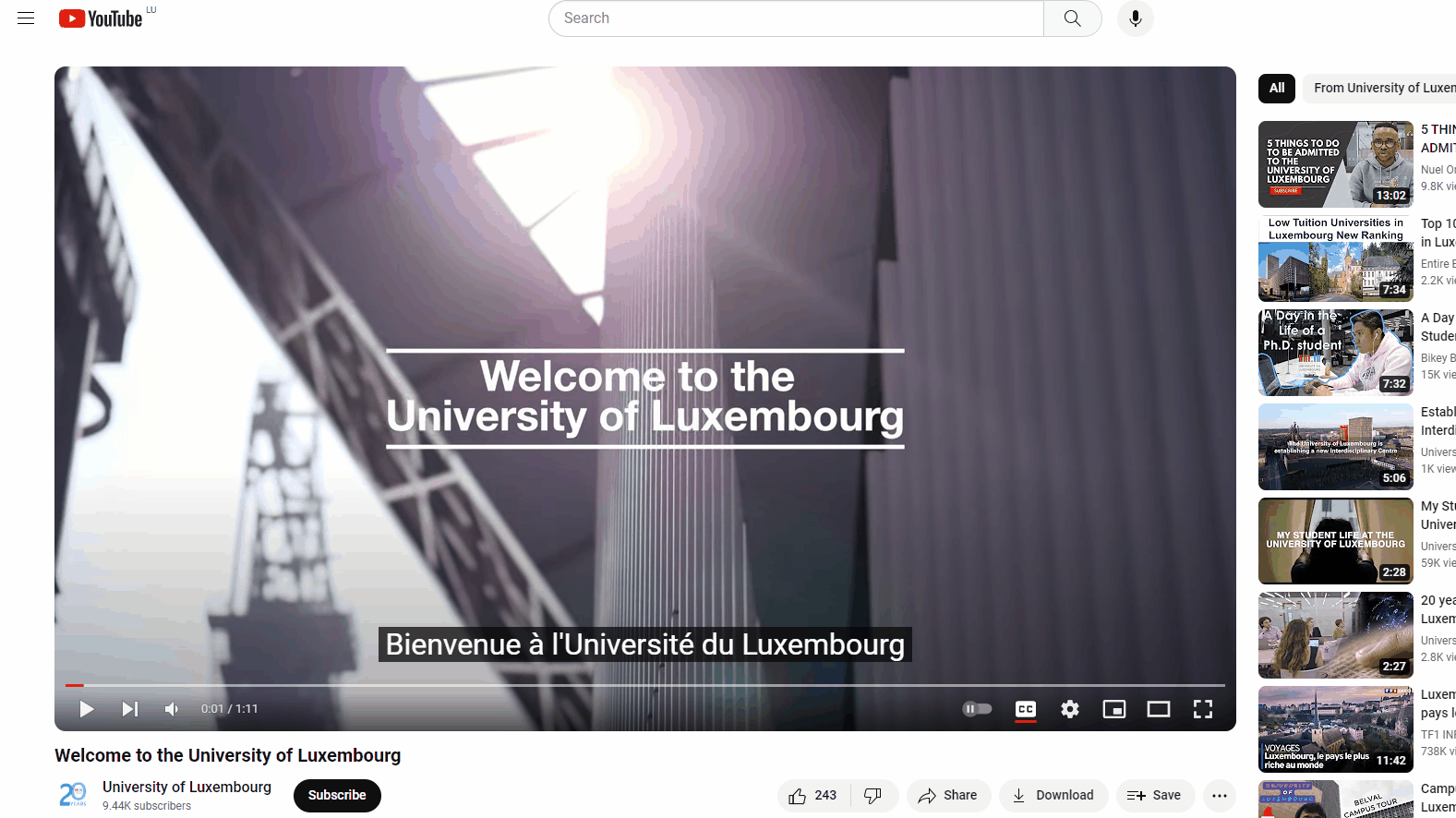 A screenshot of a video